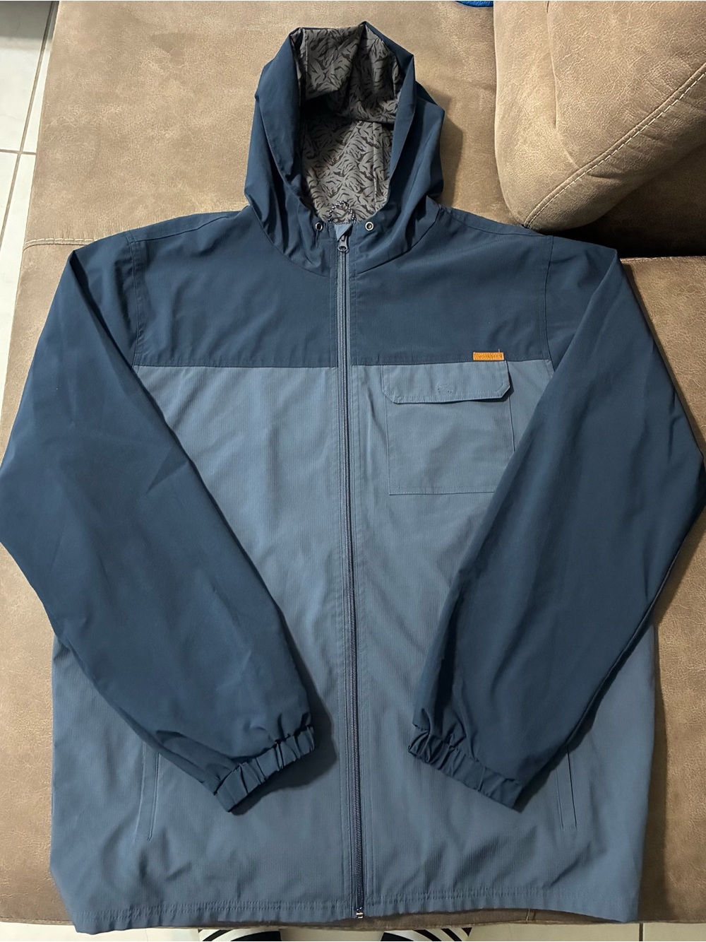 Voyager Men's Windwear Hooded Jacket Total Eclipse XXL